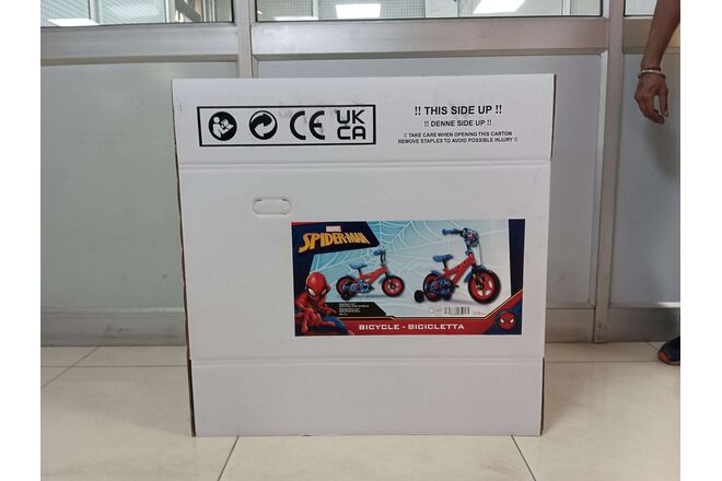 Spider-Man Kinderfiets - Jongens - Mag Wheels - 12 inch - Rood