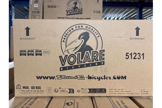 Volare Blue Cruiser Kinderfiets - Jongens - 12 inch - Blauw - 85% afgemonteerd