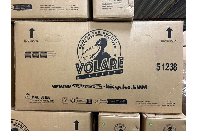 Volare Ashley Kinderfiets - Meisjes - 12 inch - Pastel Blauw - Twee handremmen