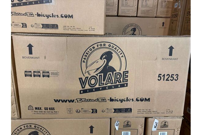 Volare Sportivo Kinderfiets - Jongens - 12 inch - Blauw Zwart - Twee Handremmen