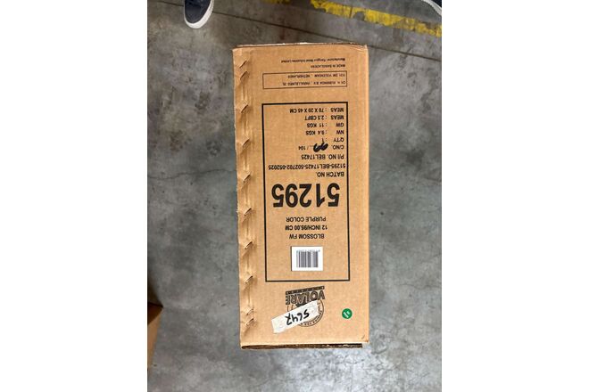 Volare Blossom Kinderfiets - Meisjes - 12 inch - Paars - Twee handremmen [CLONE]