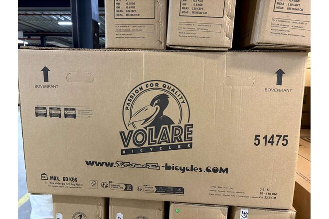 Volare Ashley Kinderfiets - Meisjes - 14 inch - Creme - Twee Handremmen