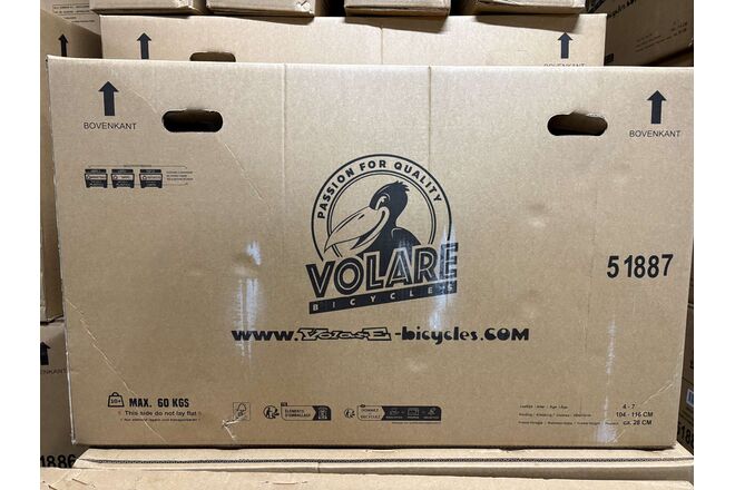 Volare Ashley Kinderfiets - Meisjes - 18 inch - Creme - Twee handremmen