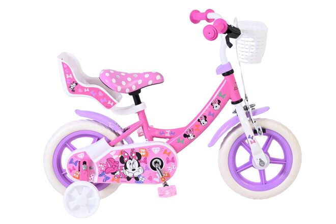 Disney Minnie Kinderfiets – Meisjes – Mag Wheels – 12 inch – Roze