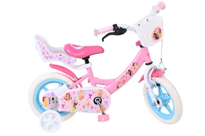 Disney Princess  Kinderfiets - Meisjes - Mag Wheels - 12 inch - Roze