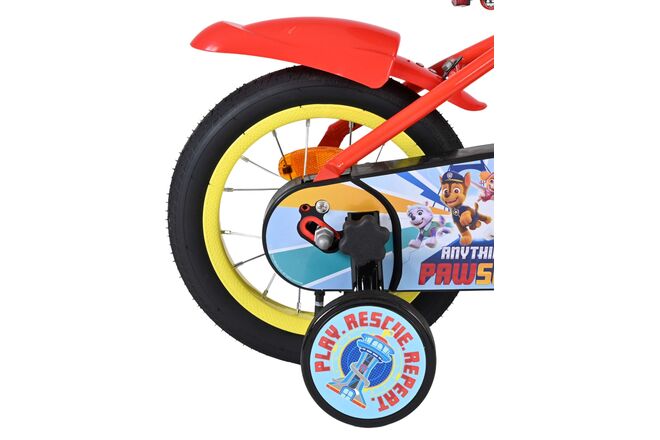 Paw Patrol Kinderfiets - Jongens - 12 inch - Rood/Blauw