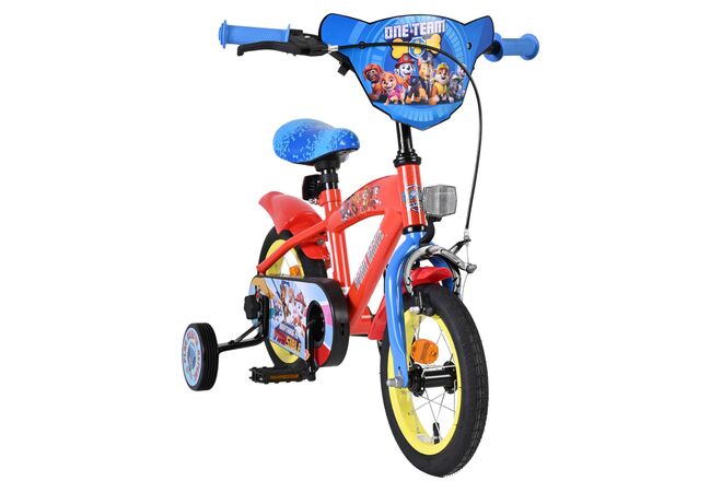 Paw Patrol Kinderfiets - Jongens - 12 inch - Rood/Blauw