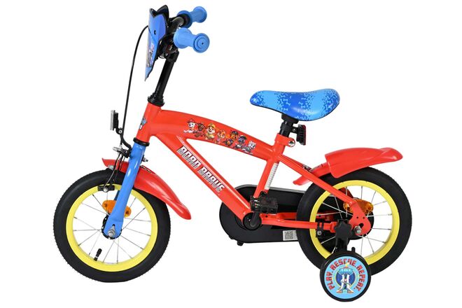 Paw Patrol Kinderfiets - Jongens - 12 inch - Rood/Blauw