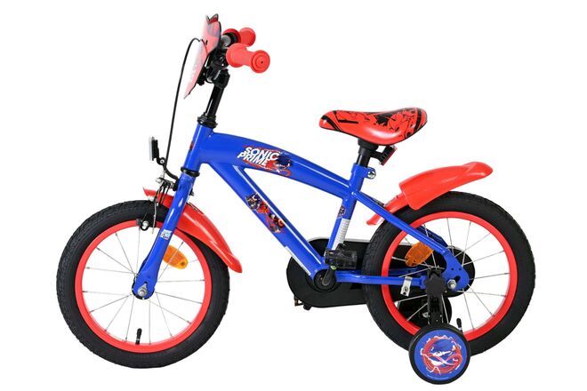 Sonic Prime Kinderfiets - Jongens - 14 inch - Blauw Rood [CLONE]