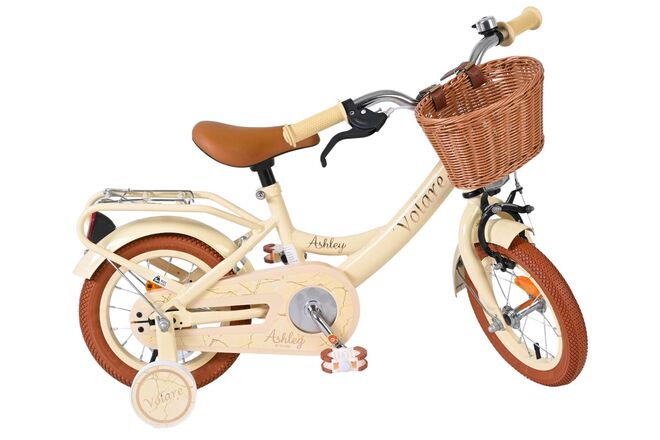 Volare Ashley Kinderfiets - Meisjes - 12 inch - Creme