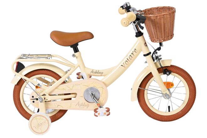 Volare Ashley Kinderfiets – Meisjes – 12 inch – Creme