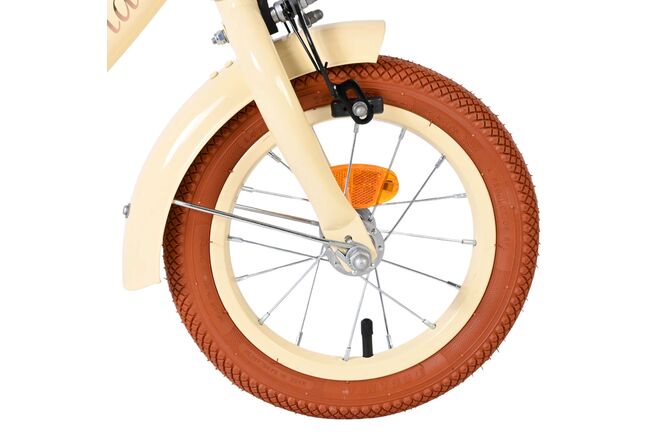 Volare Ashley Kinderfiets - Meisjes - 12 inch - Creme