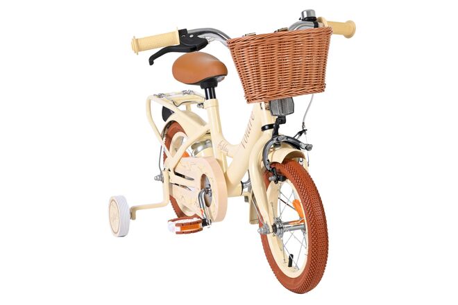 Volare Ashley Kinderfiets - Meisjes - 12 inch - Creme