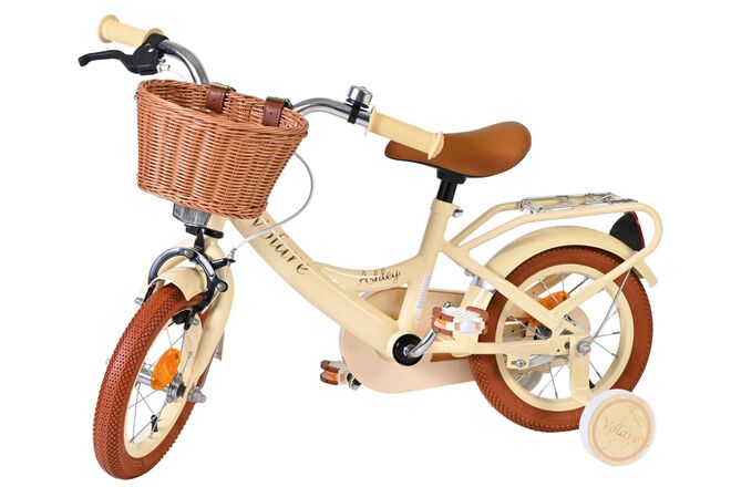 Volare Ashley Kinderfiets - Meisjes - 12 inch - Creme