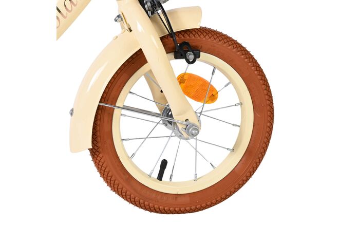 Volare Ashley Kinderfiets - Meisjes - 12 inch - Créme - Twee handremmen