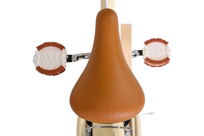 Volare Ashley Kinderfiets - Meisjes - 12 inch - Créme - Twee handremmen