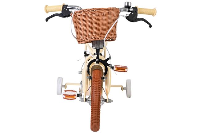 Volare Ashley Kinderfiets - Meisjes - 12 inch - Créme - Twee handremmen