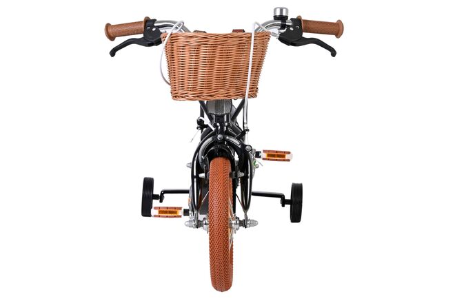 Volare Ashley Kinderfiets - Meisjes - 12 inch - Zwart - Twee handremmen