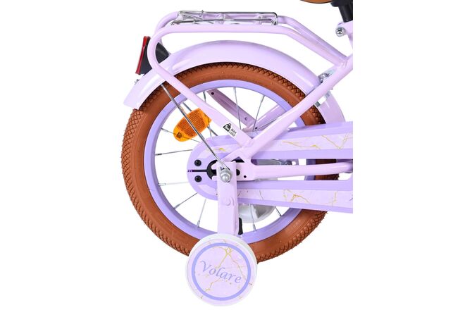 Rower dziecięcy Volare Ashley – dziewczęcy – 14 cali – fioletowy