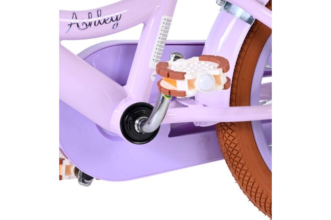 Rower dziecięcy Volare Ashley – dziewczęcy – 14 cali – fioletowy