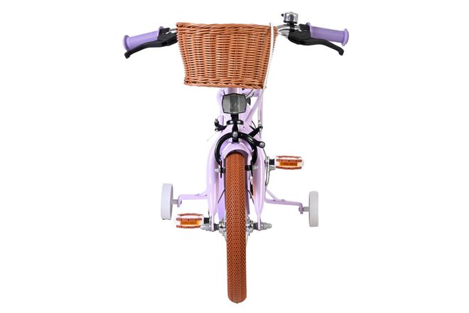 Volare Ashley Kinderfiets - Meisjes - 14 inch - Lila - Twee Handremmen