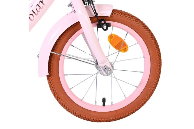 Volare Ashley Kinderfiets - Meisjes - 14 inch - Roze - Twee Handremmen