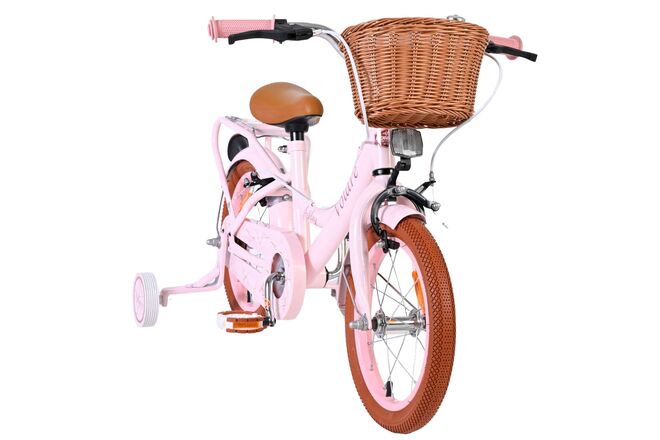 Volare Ashley Kinderfiets - Meisjes - 14 inch - Roze - Twee Handremmen