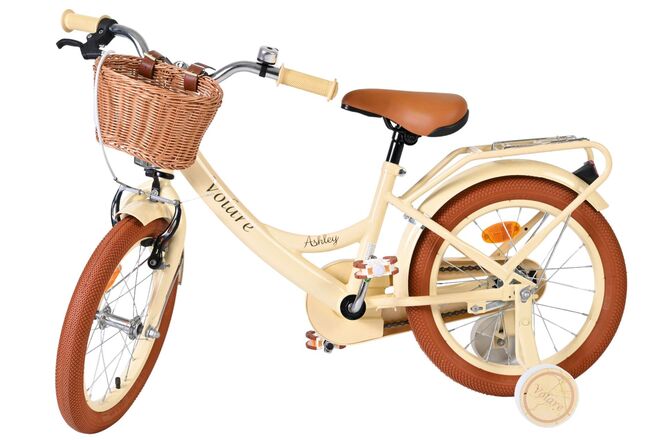 Volare Ashley Kinderfiets - Meisjes - 16 inch - Creme