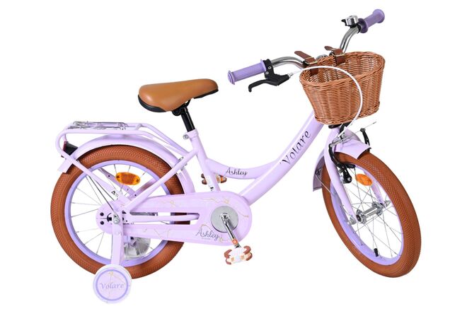 Volare Ashley Children's Bicycle - Girls - 16 inch - Purple