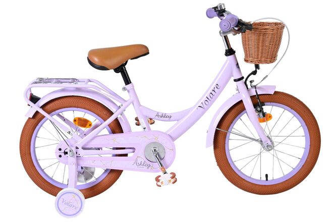 Volare Ashley Children's Bicycle - Girls - 16 inch - Purple