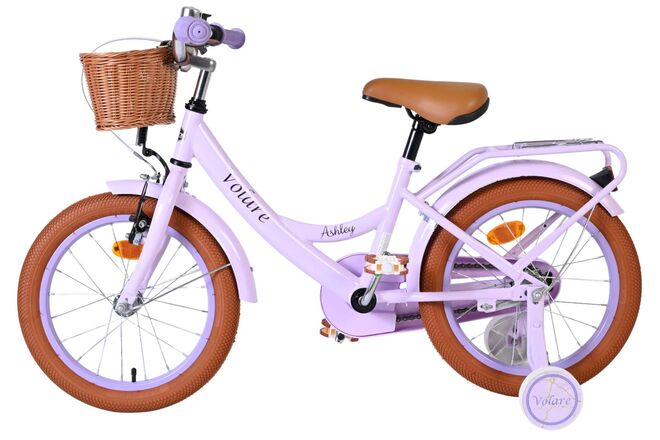 Volare Ashley Children's Bicycle - Girls - 16 inch - Purple