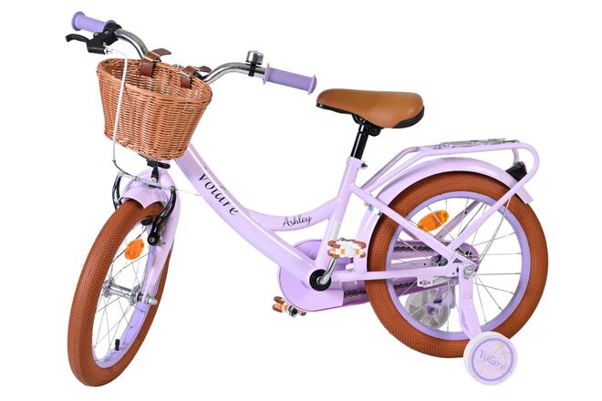 Volare Ashley Children's Bicycle - Girls - 16 inch - Purple