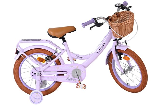 Volare Ashley Kinderfiets - Meisjes - 16 inch - Lila - Twee Handremmen