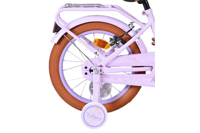 Volare Ashley Kinderfiets - Meisjes - 16 inch - Lila - Twee Handremmen