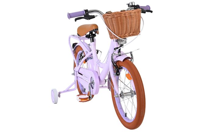 Volare Ashley Kinderfiets - Meisjes - 16 inch - Lila - Twee Handremmen