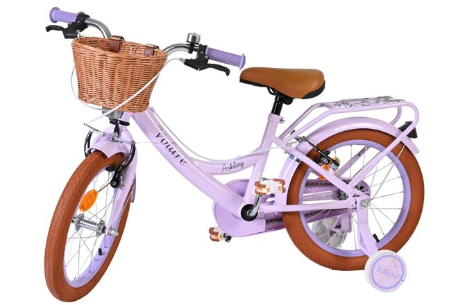 Volare Ashley Kinderfiets - Meisjes - 16 inch - Lila - Twee Handremmen