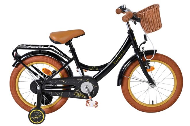 Volare Ashley Kinderfiets – Meisjes – 16 inch – Zwart