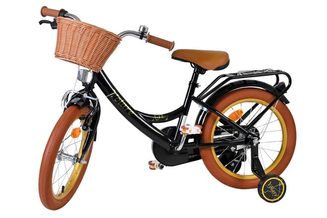Volare Ashley Børnecykel - Piger - 16 tommer - Sort