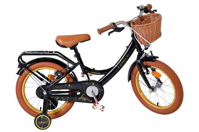 Volare Ashley Kinderfiets - Meisjes - 16 inch - Zwart - Twee Handremmen