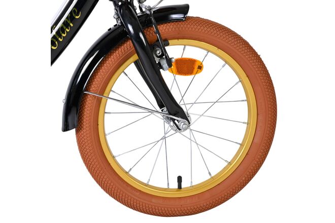 Volare Ashley Kinderfiets - Meisjes - 16 inch - Zwart - Twee Handremmen
