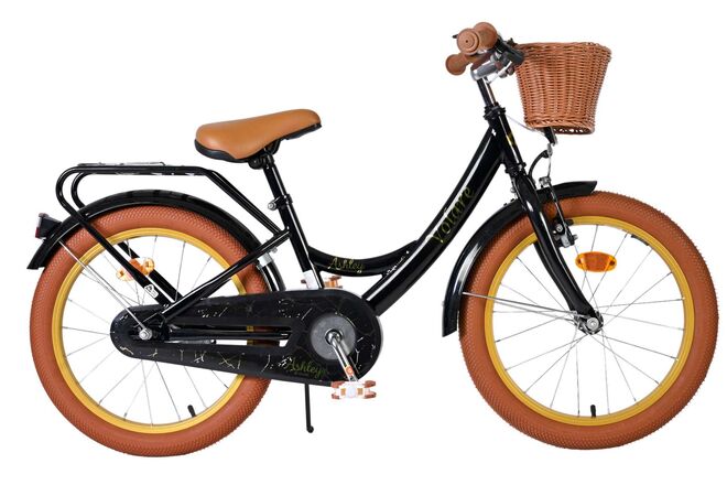 Volare Ashley Kinderfiets – Meisjes – 18 inch – Zwart