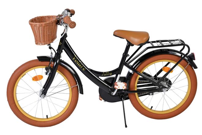 Volare Ashley Kinderfiets - Meisjes - 18 inch - Zwart