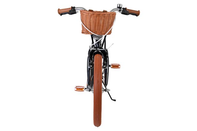 Volare Ashley Kinderfiets - Meisjes - 18 inch - Zwart - Twee handremmen