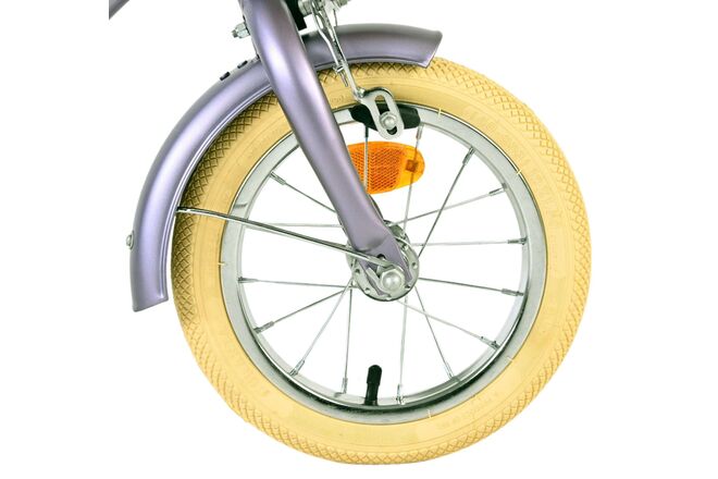 Volare Blossom Kinderfiets - Meisjes - 12 inch - Paars - Twee handremmen