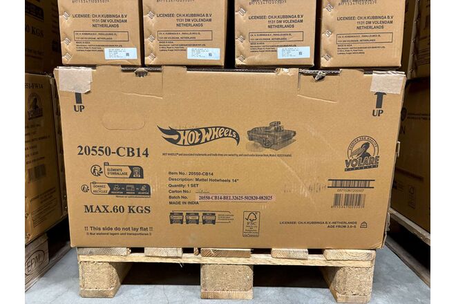 Hot Wheels Kinderfiets - Jongens - 14 inch - Zwart Oranje Blauw