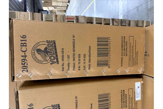 Hot Wheels Kinderfiets - Jongens - 16 inch - Zwart Oranje Blauw