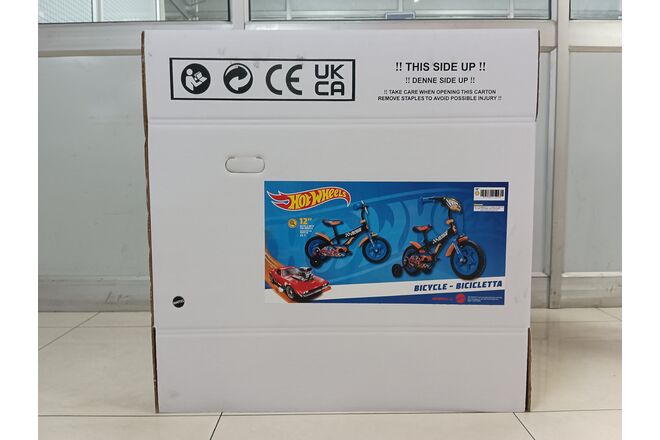 Hot Wheels Kids Bike - Boys - Mag Wheels - 12 inch - Black