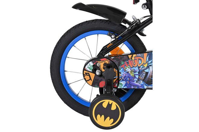 Batman Kinderfiets - Jongens - 14 inch - Zwart - Twee handremmen