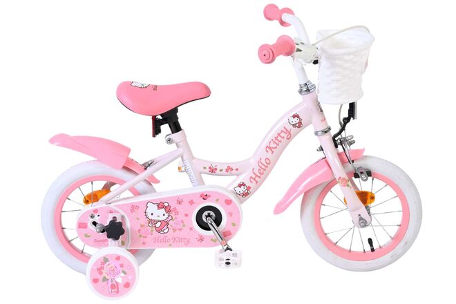 Hello Kitty Børnecykel - Pigecykel - 12 tommer - Lyserød