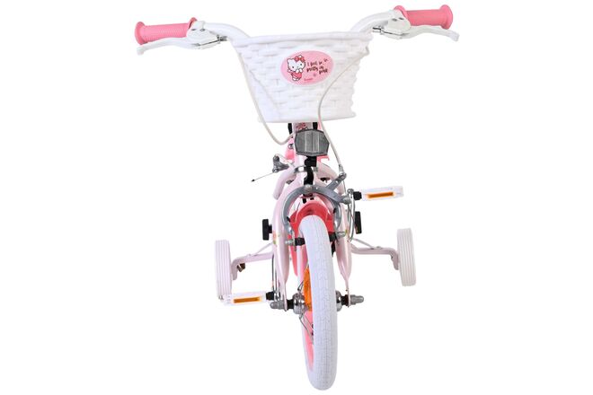 Hello Kitty Børnecykel - Pigecykel - 12 tommer - Lyserød - To håndbremser